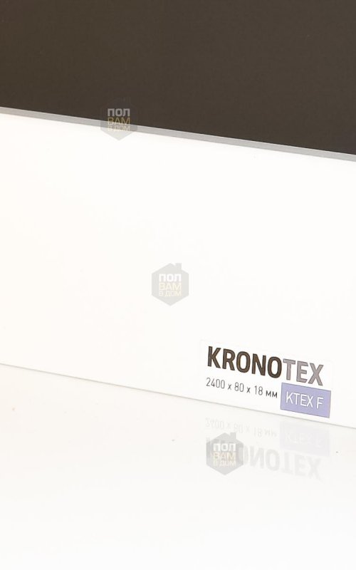 Плинтус напольный Kronotex KTEX F Белый